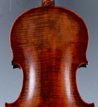 ESTATE FRESH ANTIQUE FRENCH VIOLIN W BOW IN CASE - LUPOT LUTHIER PARIS LABEL 8