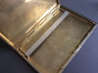 Russian Imperial Cigarette Case Sterling Silver hallmark 84 4