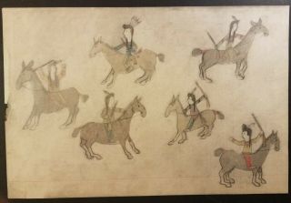 Ledger Art Early To Mid 1900s