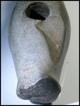 Ancient Stone Neolithic Skeuomorph - Fatjanovo Culture Granite Battle Axe Hammer 10