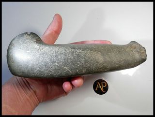 Ancient Stone Neolithic Skeuomorph - Fatjanovo Culture Granite Battle Axe Hammer 6