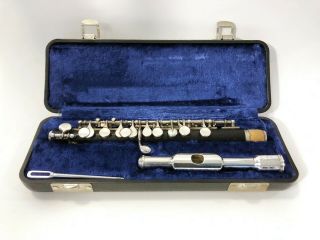 Vintage E.  Rittershausen / Carl Fischer Piccolo with Verner Q.  Powell Headjoint 12