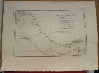 Persian Gulf Arabia Qatar Iran 1776 D 