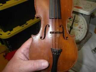 Antique Miniature Violin made in germany,  statesville,  nc 10