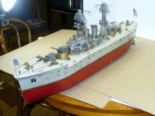 Orkin 37 Inch All Windup Battleship No.  1 American Style Dreadnought