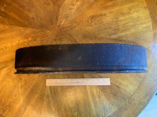 Antique Wooden Millinery Hat Brim size 7 (Block,  Form,  Mold,  Press) 3