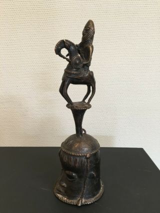 African Tribal Art - Bronze Bell Ifé (benin)