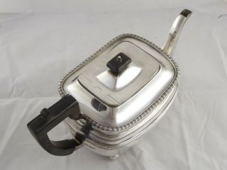 SMART ENGLISH ANTIQUE GEORGIAN STYLE SOLID STERLING SILVER TEAPOT 1908 695 g 9