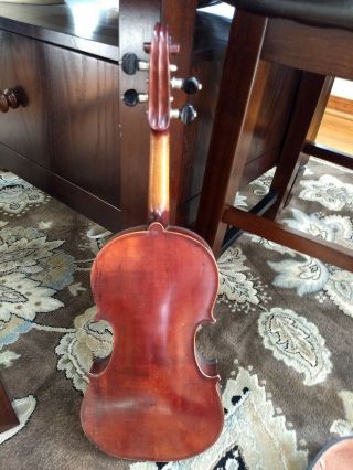 Antique Medio Fino JTL Violin with antique G&B Wood Case 4