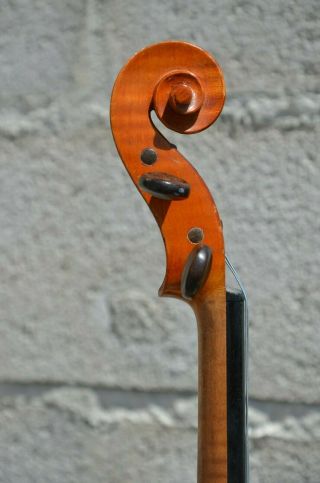 Old French Violin stamped BRETON 1900 ' s 6