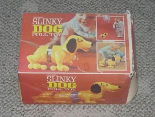 Slinky Dog Pull Toy Boxed James Industries 225 Early Pat Pend