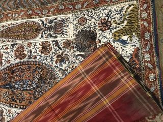 Antique Kalamkar qalamkar Persian Indian Textile 4