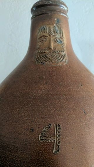 Bellarmine/bartsmann Jug,  Witch Bottle Stein - 17th Century Collectibles