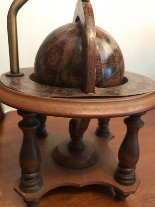 VINTAGE ZODIAC WORLD GLOBE LAMP MADE IN ITALY 6