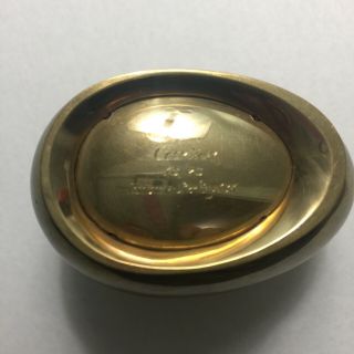 Vintage 1978 Cartier Easter egg 18ct Gold,  bronze and silver 4