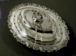 Black Starr Frost Sterling Entree Dish c1895 Exclusive Design 2