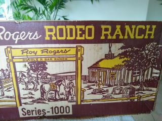Complete Roy Rogers Rodeo Ranch By Marx Toys,  1950’s