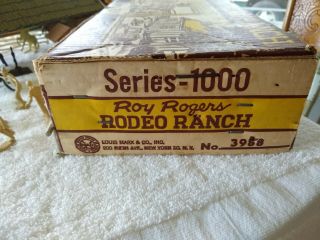 Complete Roy Rogers Rodeo Ranch by Marx Toys,  1950’s 4