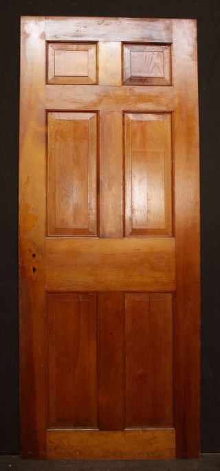 2 Avail 30 " X76 " Antique Vintage Colonial Solid Wood Wooden Interior Door 6 Panel