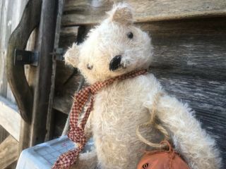 Primitive Halloween Fall Bear Teddy Montgomery Tweed 2