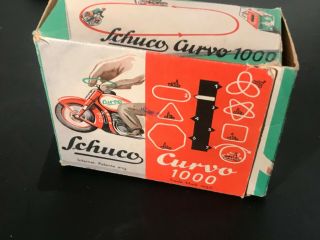 c.  1950 US Zone Germany Schuco Curvo 1000 Tin Clockwork Motorcycle Toy 12