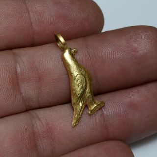 HELLENISTIC PERIOD ANCIENT GREEK GOLD EAGLE PENDANT CIRCA 350 - 50 BC 3