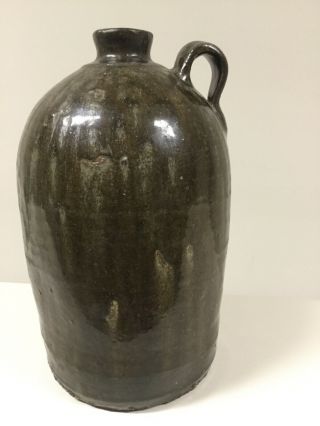 Old Southern Pottery,  Crawford County Georgia 1 Gallon Alkaline Stoneware Jug