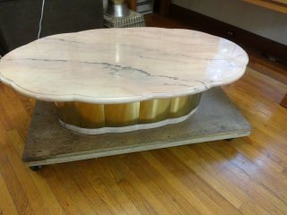 vintage pink marble coffee table,  PICK UP ONLY 07848,  Lafayette,  Jersey 11