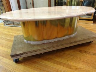 vintage pink marble coffee table,  PICK UP ONLY 07848,  Lafayette,  Jersey 3