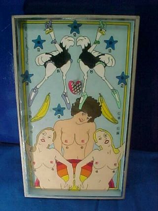 Vintage Pin Up Girl Illustrated Dexterity Puzzle Game