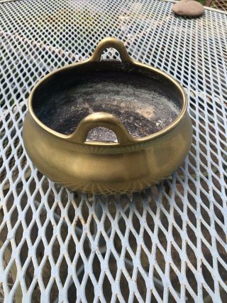 Antique Chinese,  Xuande Period,  Ming Dynasty Small Bronze Censor 7