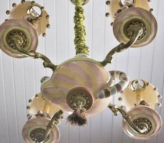 Mackenzie Childs Extremely Rare Teapot Chandelier 2