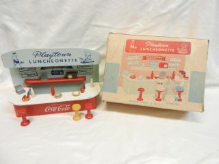 Vintage Coca Cola Luncheonette Diner Drive - In All Wood 1950 