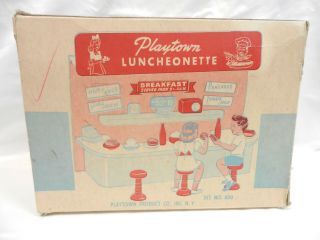 VINTAGE COCA COLA LUNCHEONETTE DINER DRIVE - IN ALL WOOD 1950 ' S 9