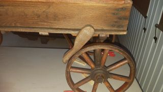 Antique Wood Wagon 7