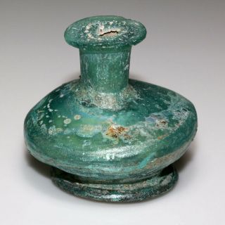 - Near East Roman Era Glass Bottle Circa 100 - 300 Ad