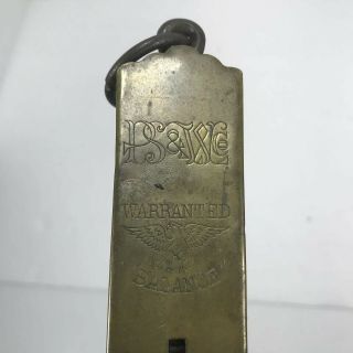 Antique Vintage PS&TXE Warranted Spring Balance Scale Cast Iron & Brass 50 3