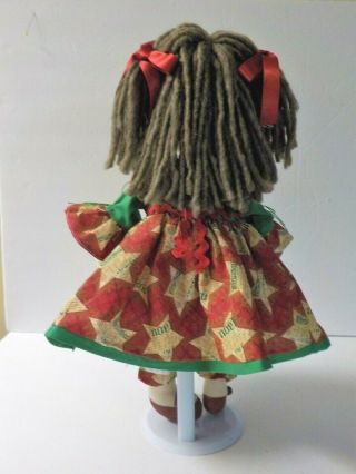 HM Primitive Raggedy Ann DOLL COUNTRY CHRISTMAS IN JULY/ STUFFED HEART ORNIE 8