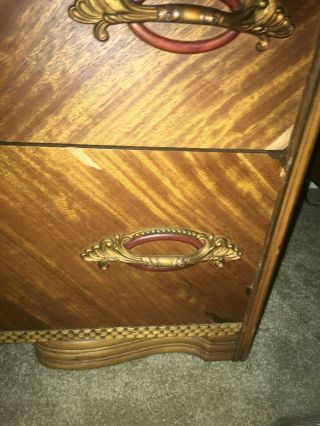 Antique art deco Dresser from the early 1940 ' s PRISTINE 8