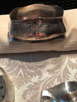WMF Art Nouveau Silverplate Whiplash Soap Box 7
