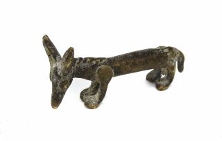 Donkey Goldweight Brass Figurine Asante Ghana African Art Was $29.  00