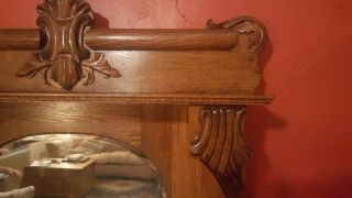 Light/Med Tiger Oak Sideboard Buffet Sideboard c.  1900 7