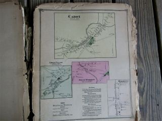 1873 Atlas of Washington County,  Vt F.  W.  Beers 8