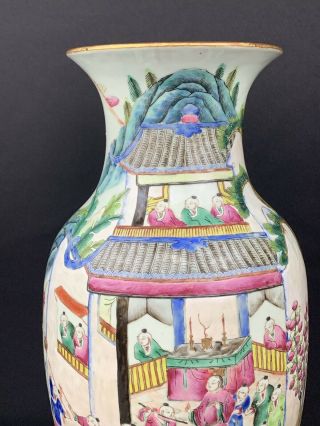 Magnificent Antique Chinese Porcelain Vase with Hundred Boys Parade Scene Qing 4
