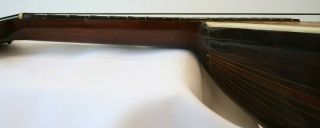 Antique Fine Mandolin Bowl Back Tater Bug & Case Crescent Moon & Star Inlay 11