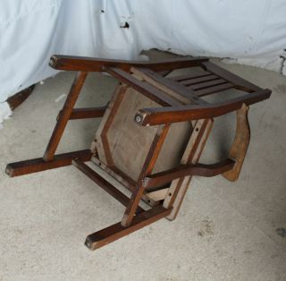 Antique Arts & Crafts Mission Oak Antique Single Arm Chair 7