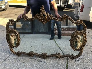 Vintage Mirror Italian Lovers Angels Large Gordy Staten Island Pick Up Rare