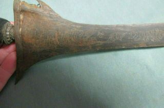 Rare Antique Straight Indonesian Javanese KERIS Sword Keris Tilam Upih 9