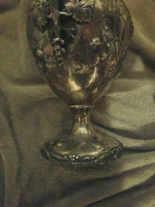 Shreve,  Crump,  & Low Co.  Sterling Water Pitcher 48 troy ounces grape vines 14 