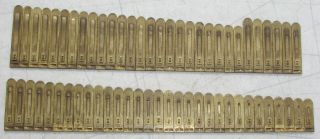 122 Brass Reeds Story & Clark Pump Organ Antique Parts Upcycle Repurpose 2